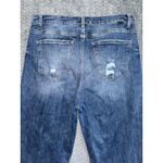 Risen Jeans Women's Blue Wide Leg Distressed Stretch Denim Size 32 Photo 6