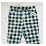 Wrangler ★ NWT - Picnic Blue Plaid Crop Jeans ★ Photo 11