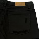 IRO  Black Distressed Jean Shorts Photo 4