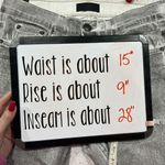 Vince Size 26 Jeans Relaxed Rolled Dark Grey Foil Denim DV146A-2156 Mid Rise Photo 11