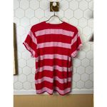 T.La from Anthropologie Pink and Red Striped V Photo 1
