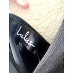 Lulus Deep Romance Black Ribbed Sleeveless Bodysuit XS NWT Photo 4