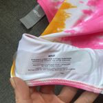Aerie NWT  Orange and Pink Tie Dye One Piece Bathing Suit Large Racerback Photo 5