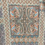 Twenty Second V-Neck Cami Rust Paisley Aztec Patchwork Print  Size Small NEW Photo 3