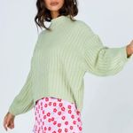 Princess Polly Lime Green Sweater Photo 0