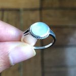 Moonstone Sterling Silver Ring Photo 4