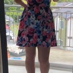 Lila Rose Women’s size small Vibrant floral textured fit and flare skater dress Photo 3