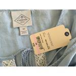 st. john's bay NWT! Women's Sz: 0X Light Wash Denim Cold Shoulder Top by #25 Photo 1