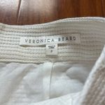 Veronica Beard  White High Waisted Tuxedo Stripe Shorts Photo 1