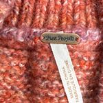 Free People Knit Maxi Skirt Ombre Red Purple Fringe Hem Size S Photo 4