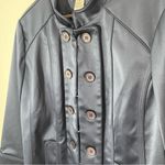 Victor Costa Occasions Navy Blue Satin Military Style Evening Jacket Plus Size Size 2X Photo 4