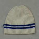 NCAA UCLA Bruins White Blue Striped Knit Cuffless New Era Women’s Beanie Hat Cap Photo 2