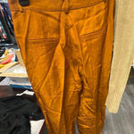 Anthropologie X See U Soon Rust Wide Leg Pants | Size 6 | NWT Orange Photo 0