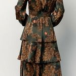 Baltic Born  Montrouge Tiered Satin Dress New Without Tags Photo 1