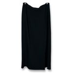 Dana Buchman Black Maxi Skirt High Slit Career Wear Formal Women's Size 14 Photo 1