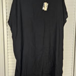 Madewell NWT ‎ Womens Black Crewneck Button Back Easy Dress XXL Photo 0