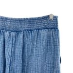 Aerie Chambray Wide Leg High Waisted Gauzy Casual Pull Pants Photo 6