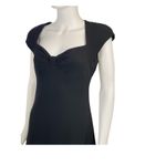 Jones New York  Dress Black Polyester‎ Midi Evening Career Work Party Cocktail Photo 2