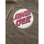 Santa Cruz  Skateboards Brown Long Sleeve Drawstring Activewear Hoodies small Photo 5