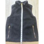 J.Crew  Vest Womens Size XS Black Teddy Zip Preppy Quiet Luxury‎ Classic Capsule Photo 6