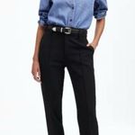 Madewell  $148 Mid-Rise Slim Ankle Dress Pant Black Size 2 NT142 Photo 0