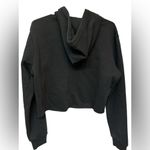 FILA  x Bandier Black Cropped Hoodie with Tiger Design Photo 1