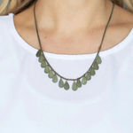 Paparazzi Eastern Chime Zone Brass Necklace (503) Photo 0