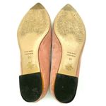 Charlotte Olympia Mid Century Kitty Cat Pink Velvet Pointed Flat EU 36 US 5.5-6 Photo 8
