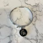 Michigan State MSU Spartan Enamel Silver Toned Bracelet Photo 0
