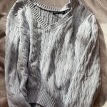 Brandy Melville Cable Knit Sweater Blue Photo 1