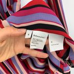 Reformation  Gjelina Luisa Stripe V-Neck Wrap Mini Dress Pink Purple S Photo 6