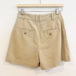 Madewell NWT  The Harlow Linen Trouser‎ Shorts Tan Size 0 Photo 6