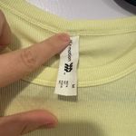 All In Motion  Light Yellow Muscle Tee with cinched sides Photo 1