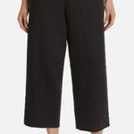 Jessica Simpson NWT Size XL Black Cropped Gauze Pull-On Elastic Waist Pants Photo 0