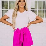 These Three Boutique White Ruffle Sleeve Bodysuit Photo 0