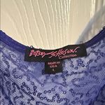 Betsey Johnson  Shimmering Blue Blouse Photo 1