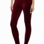 Spanx VELVET RICH BURGUNDY LEGGING PANTS L Photo 3