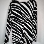 Westbound  Black‎ Zebra Sweater nwt Photo 3