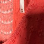 Free People  coral mini ruffle skater A-line dress Photo 5