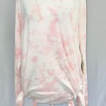 Cloth by Design New Convertible Side Slit Sweater Tie Dye Pink White Photo 12