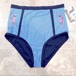 Marilyn Monroe  Swimwear High-Waisted Bikini Bottom Denim Plus Size 1X NWT $50.00 Photo 4