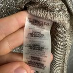 Calvin Klein Gold Ribbed Shimmer Cap Sleeve Ruched Blouse Size Large *Used Photo 10