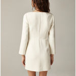 J.Crew  Sophia Scoopneck Dress Tweed Classic Preppy Cocktail Wool Black US 12 NWT Photo 2