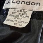 J London 100%‎ Wool Plaid Long Skirt Size 10 Red Photo 5