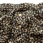 Victoria's Secret Victoria’s Secret 100% Silk Cheetah/Leopard Print Ruffle Trim Shorts Photo 1