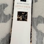 Berkshire Ultra Sheer Knee High Tights Socks Fantasy Black size 8.5 Photo 0