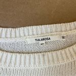 Tularosa White Balloon Sleeve Sweater Photo 7