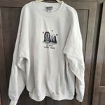 Hanes Vtg Y2K  Ultimate Cotton Sweatshirt I Love Lhasa Apsos Dog Graphic Size 2XL Photo 2