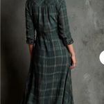 Chic Plaid Maxi Dress in Green Size L Photo 2