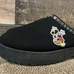 VTG 90's Y2K Mickey Unlimited Clogs Disney Slides Mules Shoes Embroidered Sz 10 Black Photo 1